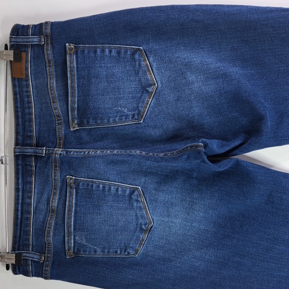 Jude Blue Slim Fit Dark Wash Distressed Blue Jeans Size 15/32 - Picture 8 of 17